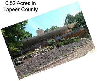 0.52 Acres in Lapeer County
