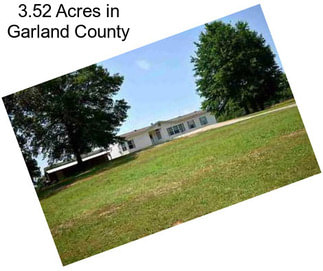 3.52 Acres in Garland County