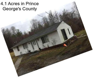 4.1 Acres in Prince George\'s County