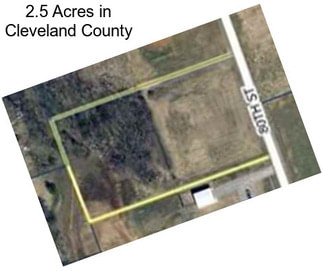 2.5 Acres in Cleveland County