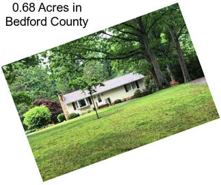 0.68 Acres in Bedford County