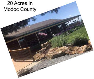 20 Acres in Modoc County