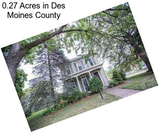 0.27 Acres in Des Moines County