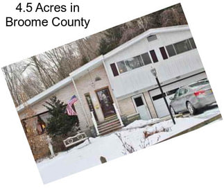 4.5 Acres in Broome County