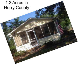 1.2 Acres in Horry County