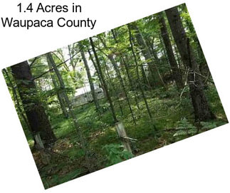 1.4 Acres in Waupaca County