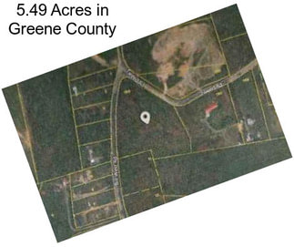 5.49 Acres in Greene County