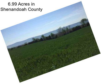 6.99 Acres in Shenandoah County