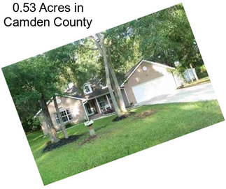 0.53 Acres in Camden County