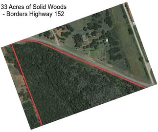 33 Acres of Solid Woods - Borders Highway 152