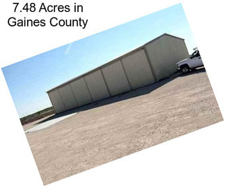 7.48 Acres in Gaines County