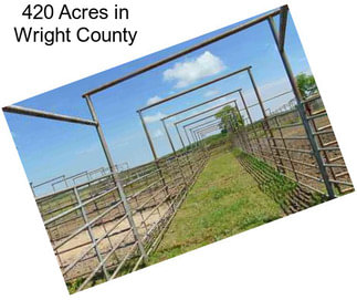 420 Acres in Wright County