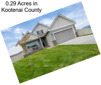 0.29 Acres in Kootenai County