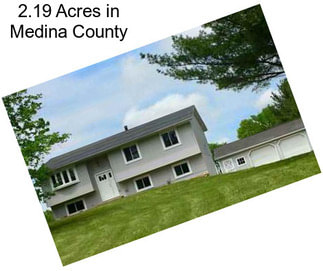 2.19 Acres in Medina County