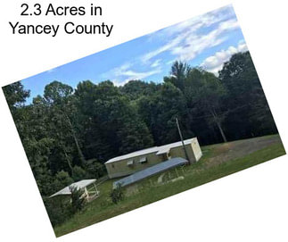 2.3 Acres in Yancey County