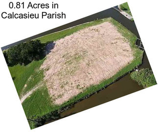 0.81 Acres in Calcasieu Parish