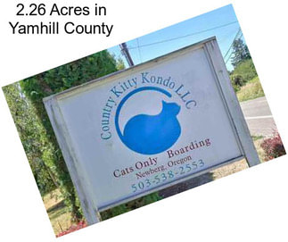 2.26 Acres in Yamhill County