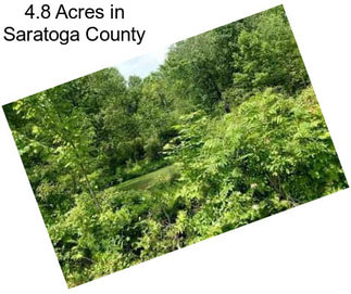 4.8 Acres in Saratoga County