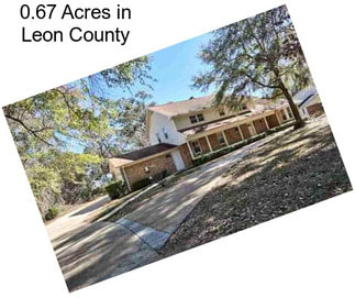 0.67 Acres in Leon County