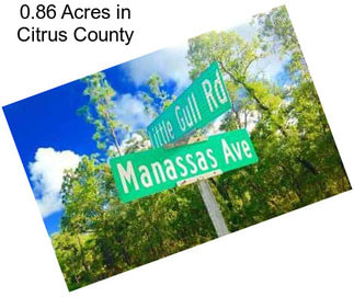 0.86 Acres in Citrus County