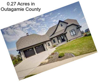 0.27 Acres in Outagamie County