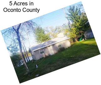 5 Acres in Oconto County
