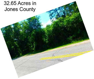 32.65 Acres in Jones County