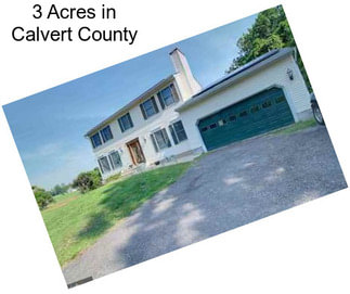 3 Acres in Calvert County