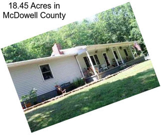 18.45 Acres in McDowell County