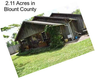 2.11 Acres in Blount County
