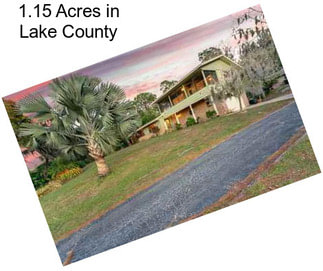 1.15 Acres in Lake County