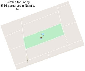 Suitable for Living: 5.16-acres Lot in Navajo, AZ!