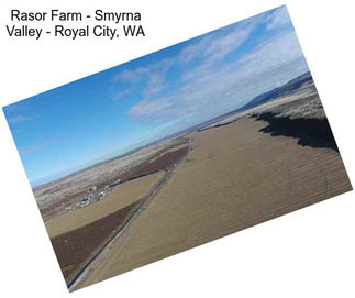 Rasor Farm - Smyrna Valley - Royal City, WA