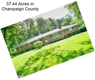 37.44 Acres in Champaign County