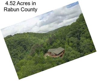 4.52 Acres in Rabun County