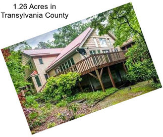 1.26 Acres in Transylvania County