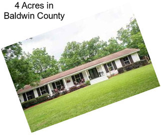 4 Acres in Baldwin County