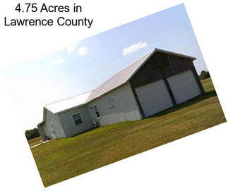 4.75 Acres in Lawrence County