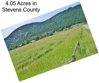 4.05 Acres in Stevens County