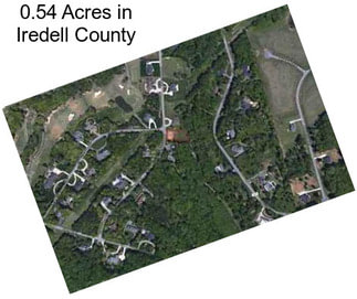 0.54 Acres in Iredell County