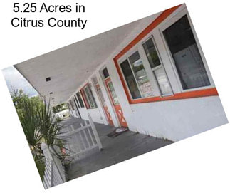 5.25 Acres in Citrus County