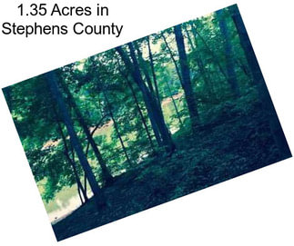 1.35 Acres in Stephens County