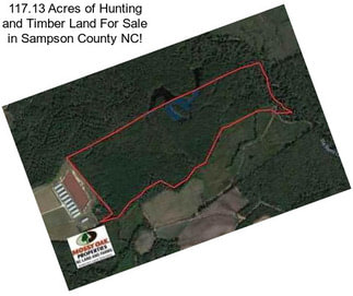 117.13 Acres of Hunting and Timber Land For Sale in Sampson County NC!