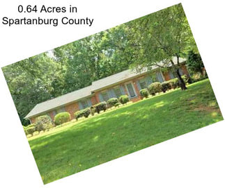 0.64 Acres in Spartanburg County