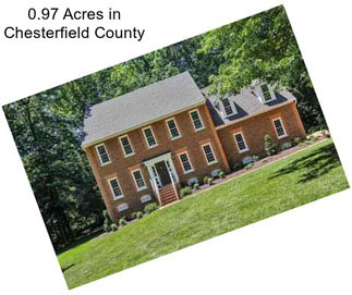 0.97 Acres in Chesterfield County