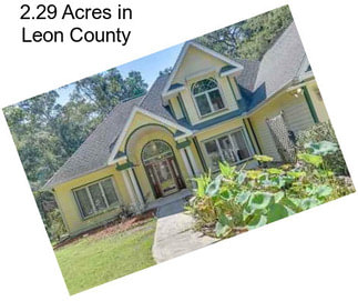 2.29 Acres in Leon County