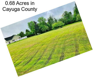 0.68 Acres in Cayuga County