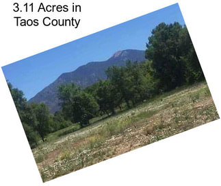 3.11 Acres in Taos County