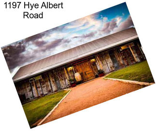 1197 Hye Albert Road