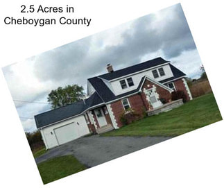 2.5 Acres in Cheboygan County